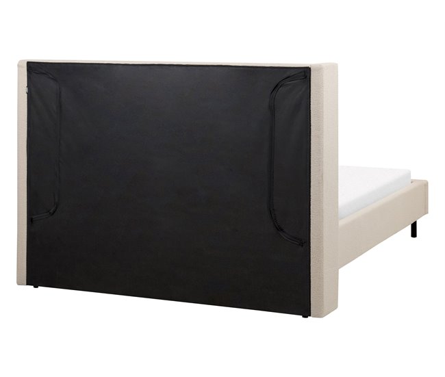 Beliani Cama Bouclé VILLETTE 165x222 Bege