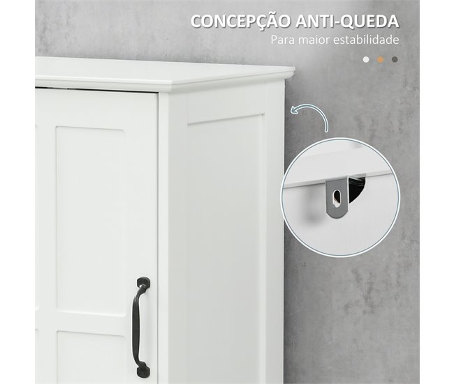 Coluna de Casa de Banho MDF Branco