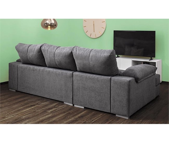 Sofá-cama Chaise Longue Daniel 270 cm Areia