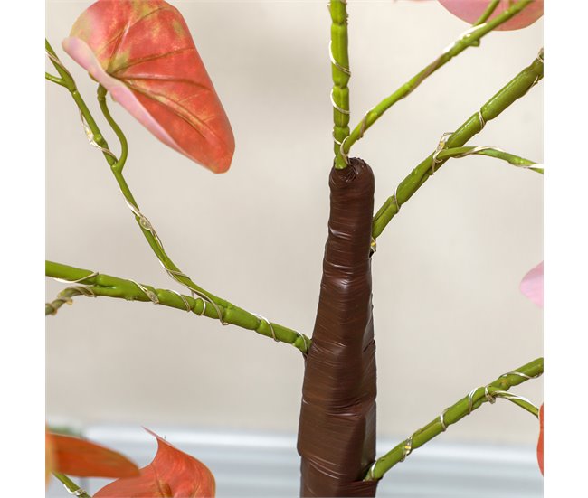Árvore com Iluminaçãp PP HOMCOM, casa - decoração Laranja