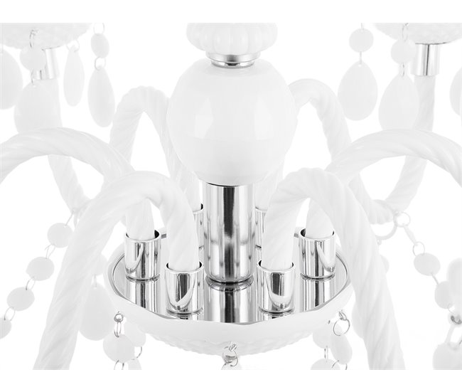 Beliani Candeeiro de tecto KALANG Branco