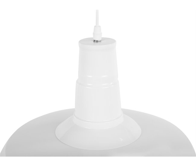 Beliani Candeeiro de tecto BAYOU Branco