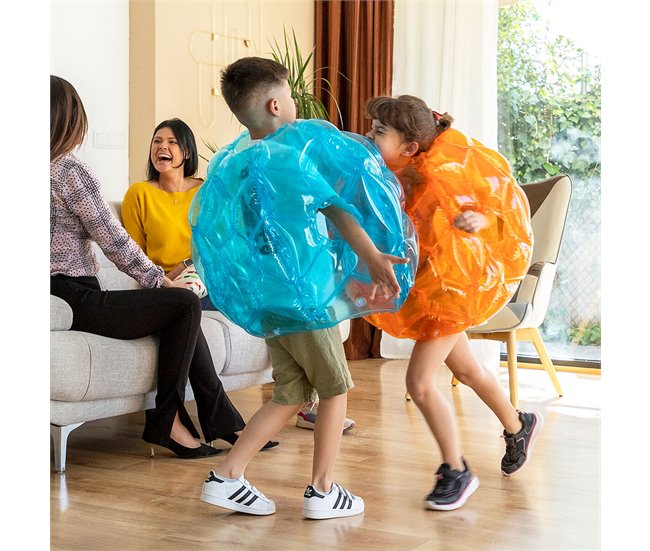 Bola Insuflável Gigante Para-Choques Azul