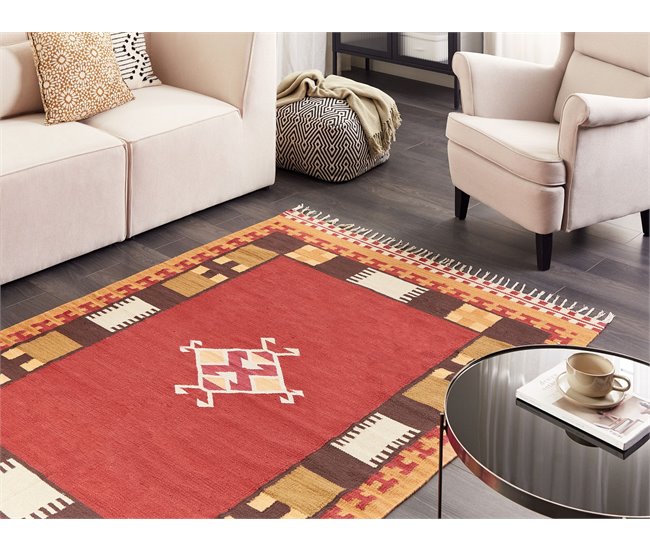 Beliani Kilim PARAKAR 160x230 Multicor