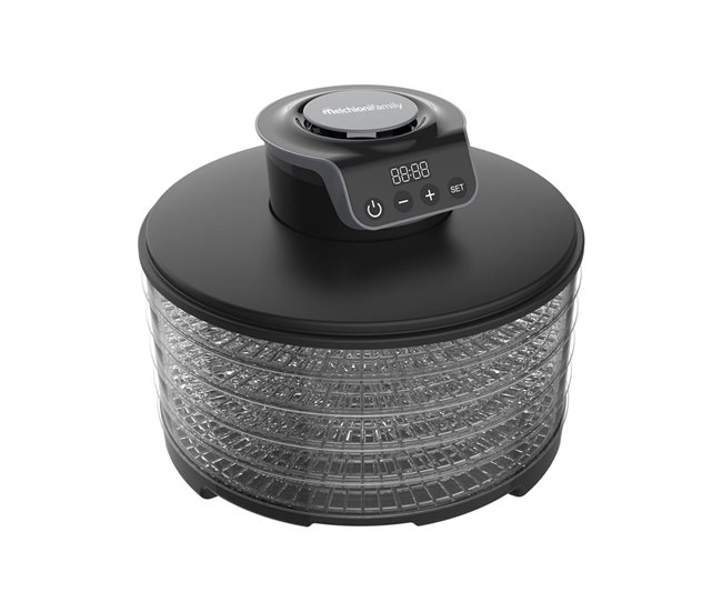 Desidratador de alimentos 250 w, 5 bandejas ajustáveis, tower