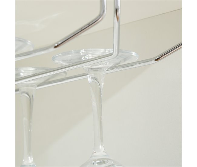 Aparador de Cozinha Metal, Melamina de Madeira e Cristal HOMCOM 80 Branco