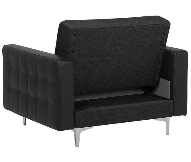 Beliani Sillón ABERDEEN Grafito