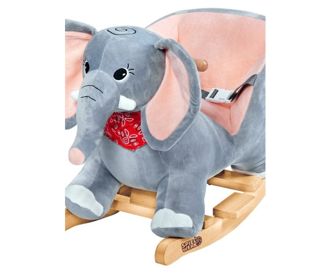 Brinquedo de balanço de elefante de madeira