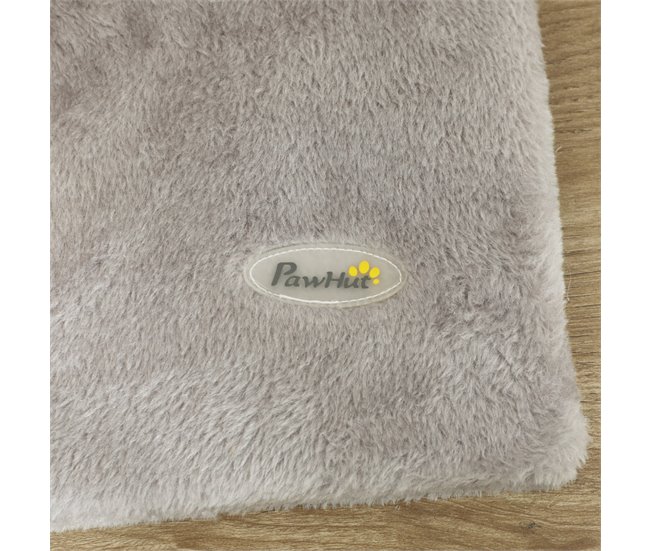Arranhador para Gatos Aglomerado, Pelúcia e Sisal PawHut Cinza