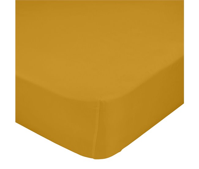 Basic Lençol de berço Mostarda