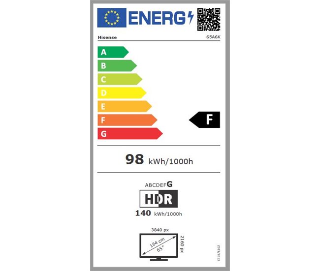 TV HISENSE A6K UHD 4K Smart TV Preto
