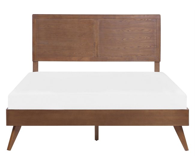 Beliani Cama com estrado MDF ISTRES 169x205 Castanho