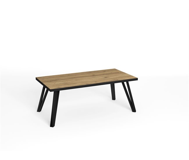 Mesa de centro sindio retangular Carvalho