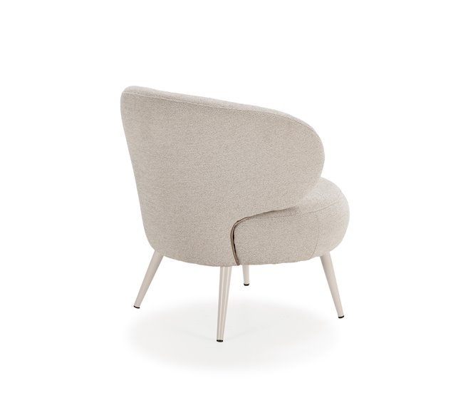 Cadeirão decorativo LIVA cor bege Bege