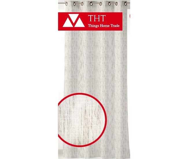 Cortina transparente ADRIANNA 140x260cm Multicor