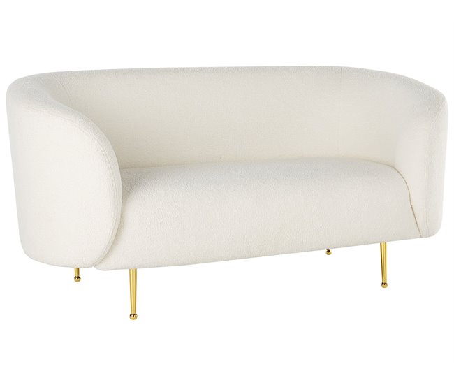 Beliani Conjunto de sofás LOEN Branco