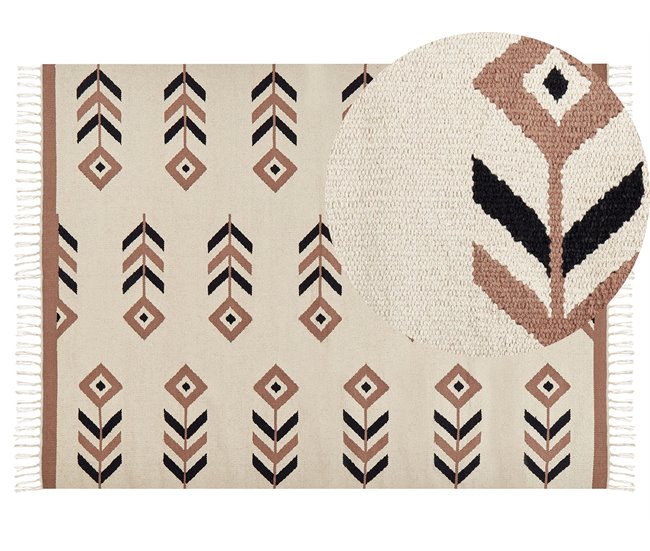 Beliani Kilim NIAVAN 140x200 Bege
