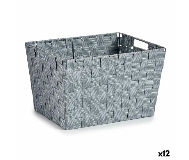 Cesto da Roupa Cinza