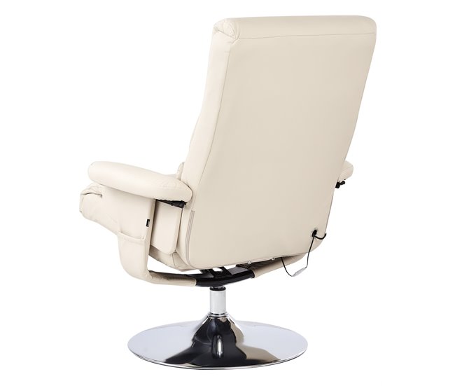 Beliani Cadeira de massagem LEGEND Bege