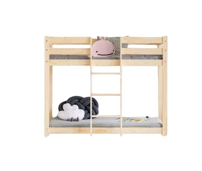 Beliche infantil de madeira CLP Mila 90x140 Natural