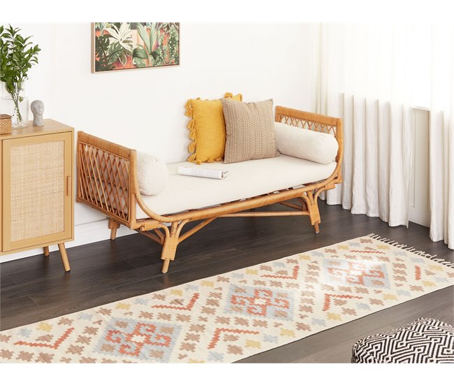 Beliani Kilim ATAN 80x300 Multicor