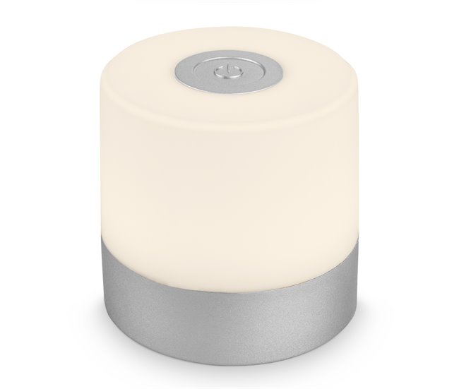 Candeeiro de mesa SMAL LED 1 2W 7cm marca BRILONER Cinza