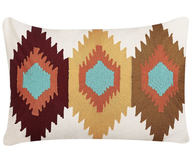Beliani Almofada decorativa DANAPUR Multicor