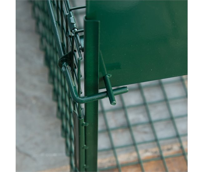 Armadilha para Animais Vivos Aço Outsunny Verde