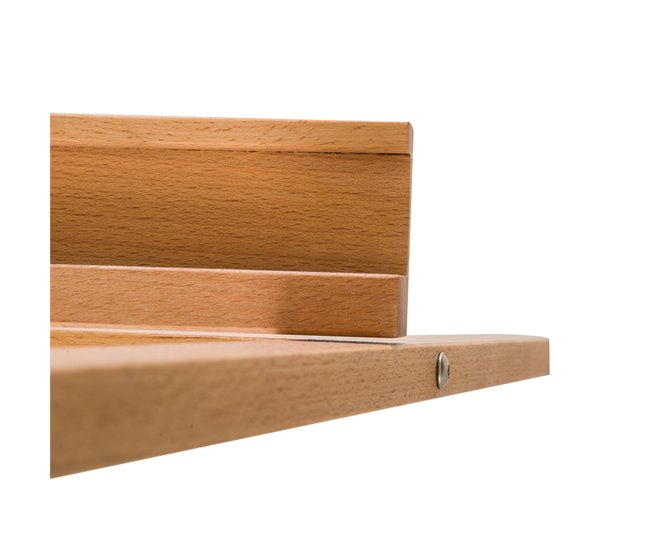 Cavalete de Pintura Madeira de Faia HOMCOM Castanho