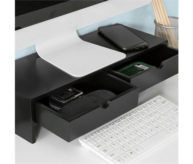 Suporte para ecrã de monitor BBF02-SCH SoBuy Preto