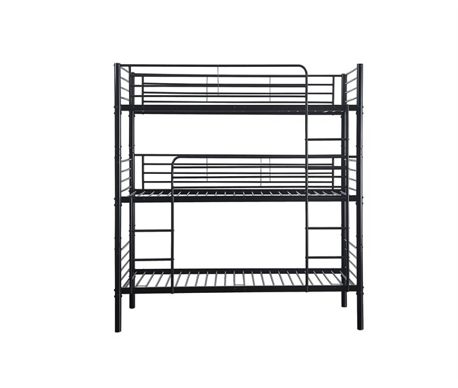 Beliche Triplo Metálico 90cm 201x98 Cinza