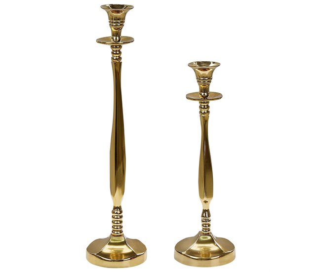 Beliani Candelabro TIRAH Dourado