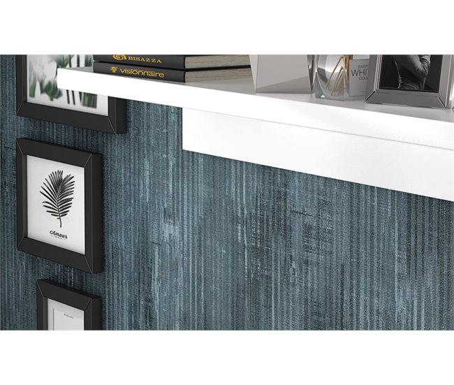 Estante de parede branca LIVING Branco Brillo