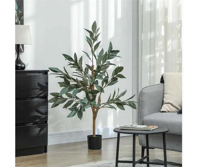 Planta Artificial Seda HOMCOM, casa - decoração Verde
