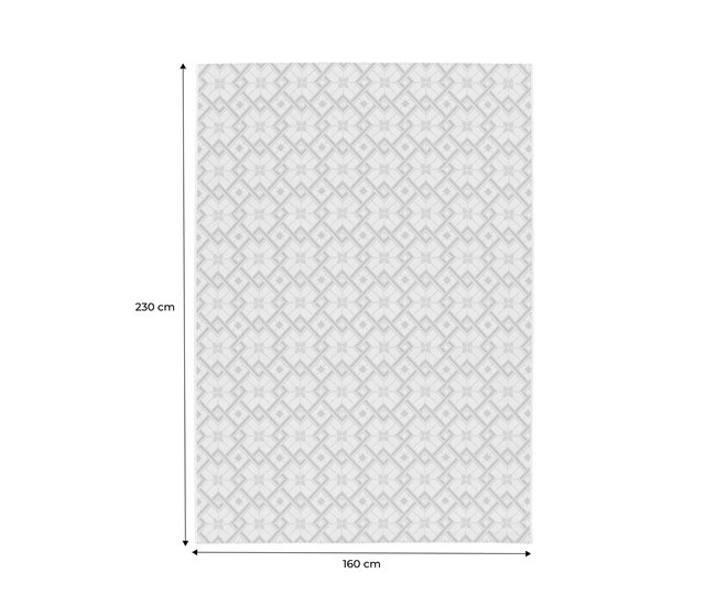 Tapete interior/exterior vintage Angie 230x160 Creme