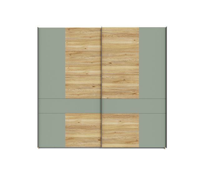 Roupeiro SERIE LYON portas deslizantes 220x210cm carvalho Carvalho