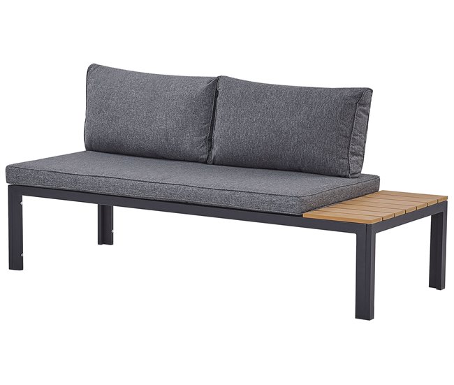 Beliani Conjunto lounge PIENZA Preto