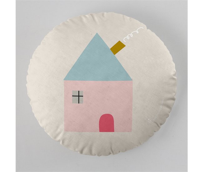 ALMOFADA REDONDA COM ACOLCHOAMENTO HEI CIRCLE 10 Estampado