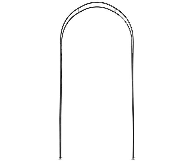 Arco de Metal para Exterior Metal Outsunny Preto