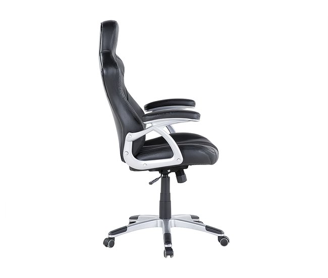 Beliani Cadeira executiva ADVENTURE Preto