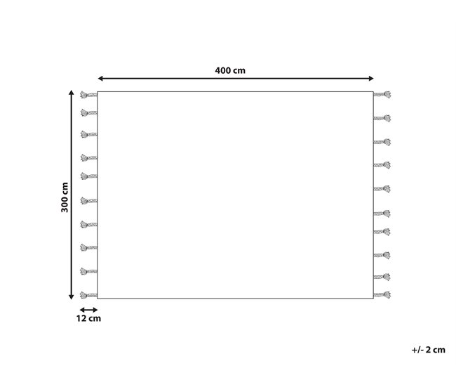 Beliani Pelos curtos ZEYNAK 300x400 Multicor