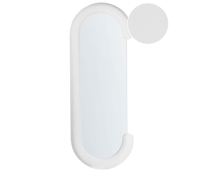 Beliani Espelho LOCHES 54x7 Branco