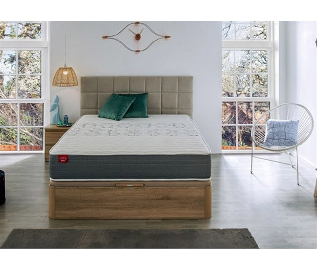 Colchão SKYLIGHT 8 K PIKOLIN de espuma Adaptex + sommier grátis Grupo Pikolin cor glaciar 