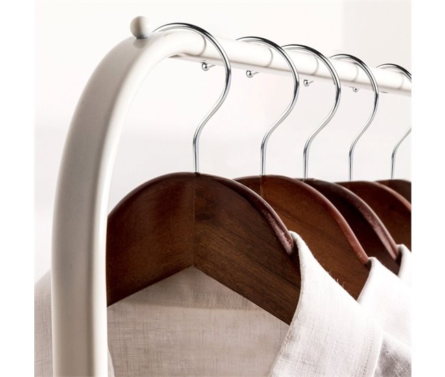 Max Home Pack 20 cabides de madeira cor castanhos Castanho