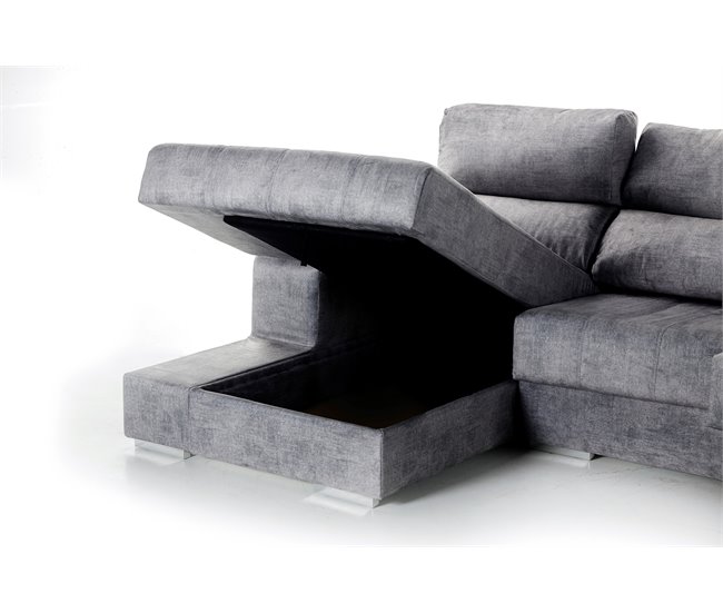 Chaise longue DANIELA II Antracite