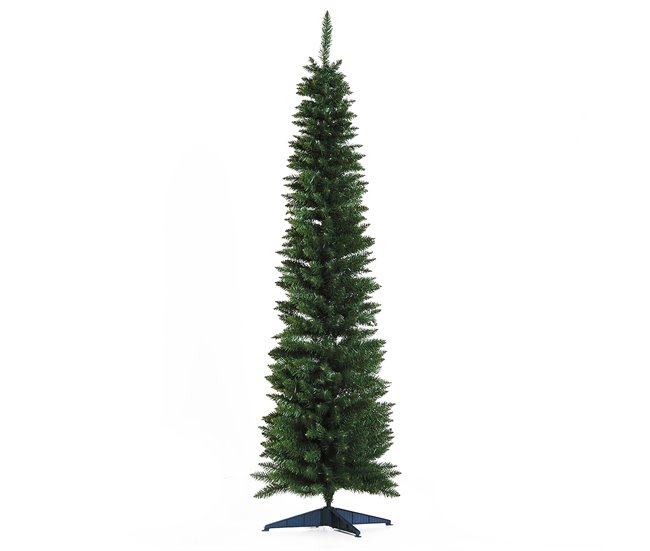 Árvore de Natal PVC, metal e plástico HOMCOM, casa - natal Verde