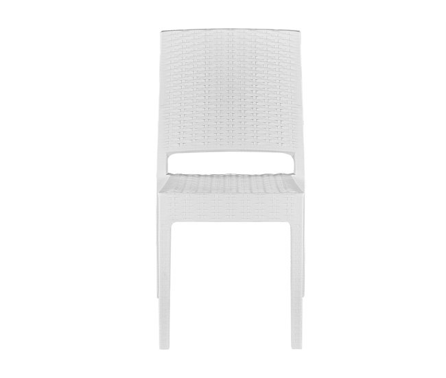 Beliani Cadeira de jardim FOSSANO Branco