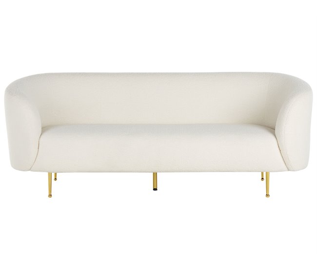 Beliani Conjunto de sofás LOEN Branco