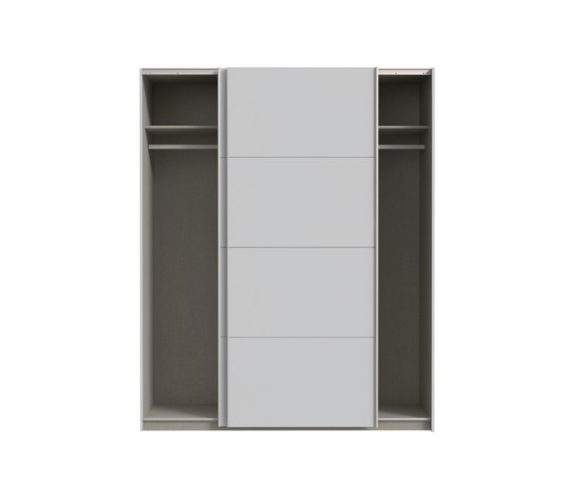 Roupeiro NEVADA portas deslizantes Cinza