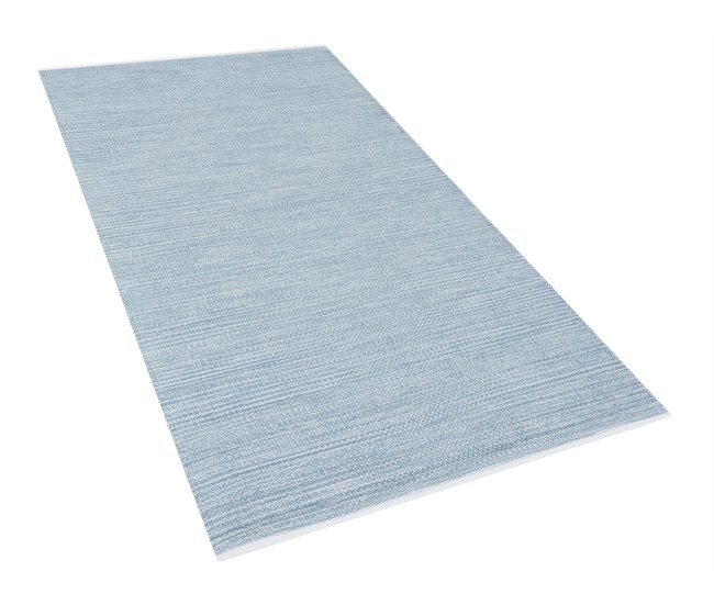 Beliani De pelo corto DERINCE 80x150 Azul Claro